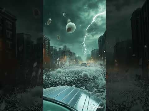 Giant Hailstones Falling from the Sky! 🧊🌩️