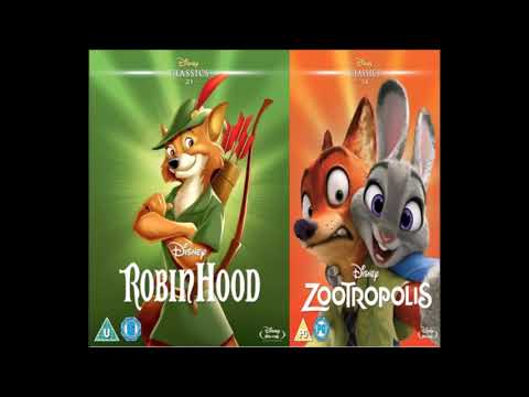 ROBIN HOOD AND ZOOTROPOLIS UNBIOXING HD 📀