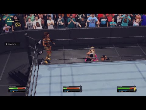 WWE 2K25_WWF SMACKDOWN classic: Eve Torres v Trish Stratus v Victoria
