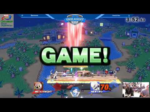 Onslaught 102 - Winner's Semis: Baroness (Meta Knight) vs Aerial Ace (Mewtwo)