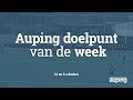 Auping Doelpunt van de Week: 10 en 11 oktober