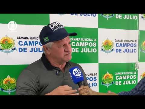 CÂMARA MUNICIPAL DE CAMPOS DE JÚLIO REALIZA MOÇÃO DE APLAUSOS AO DEPUTADO ESTADUAL DILMAR DAL BOSCO