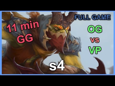 s4 Batrider | 11 min GG | OG vs VP The Summit 6