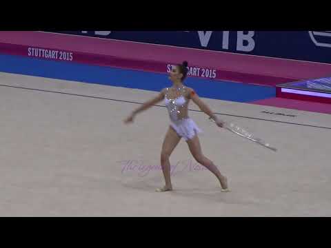Regina MIAKSHEVA (KGZ) hoop - 2015 Stuttgart worlds Qualifs
