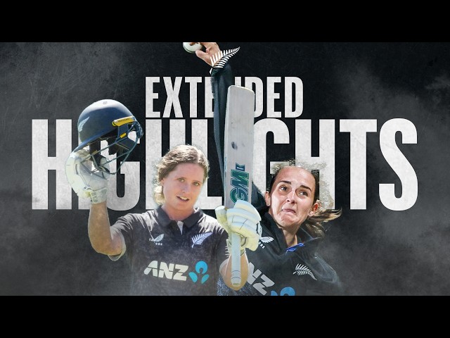 Halliday Hits 154 And Melie Kerr Wickets | Extended Highlights | New Zealand v Zimbabwe 1st ODI