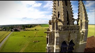 preview picture of video 'Eglise - Oise - Picardie -  Montagny-Sainte-Félicité - imagerie par Drone'