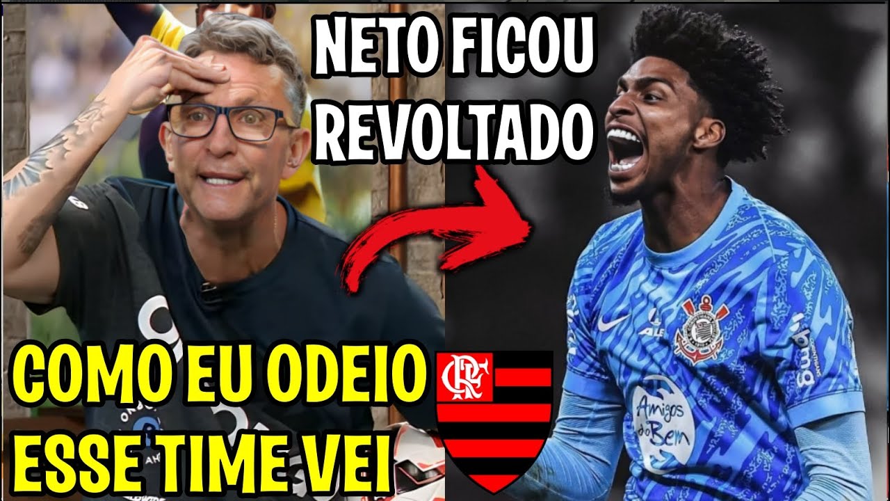OLHA OQUE CRAQUE NETO FALOU APÓS FLAMENGO RECUSAR VENDA DE HUGO SOUZA "PERDEU A LINHA DE VEZ AO VIVO