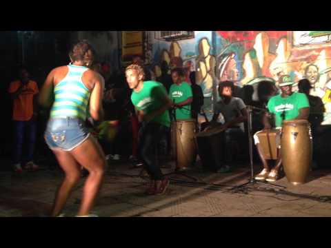 Grupo Rumba Ache Dancing Guaguanco at Casa del Caribe in Santiago, Cuba
