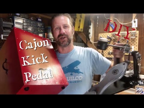 Adding a Kick Pedal to Your Cajon (using a door hinge)