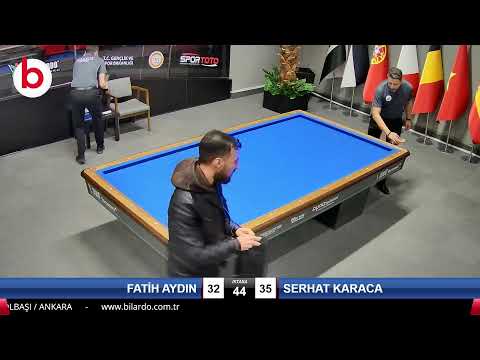 FATİH AYDIN & SERHAT KARACA Bilardo Maçı - 2023 1.ETAP ÖN ELEME-5.TUR