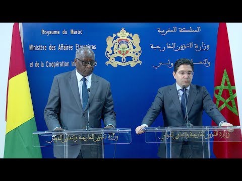 M. Bourita salue le caractère exceptionnel des relations liant le Maroc et la Guinée Conakry