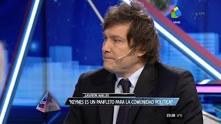 Opinión de J.Milei, sobre J.M.Keynes, en "Animales sueltos", de A.Fantino - 26/07/16