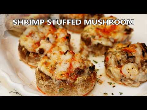 Shrimp Stuffed Mushrooms- How to Make Stuffed Mushrooms