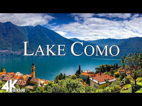 Lake Como 4K Nature Relaxation Film - Relaxing Piano Music - Travel Nature