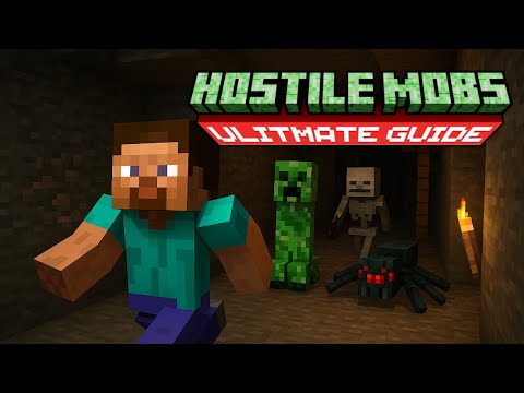 Ultimate Guide to EVERY Hostile Mob in Minecraft (1.21) in just 10 minutes