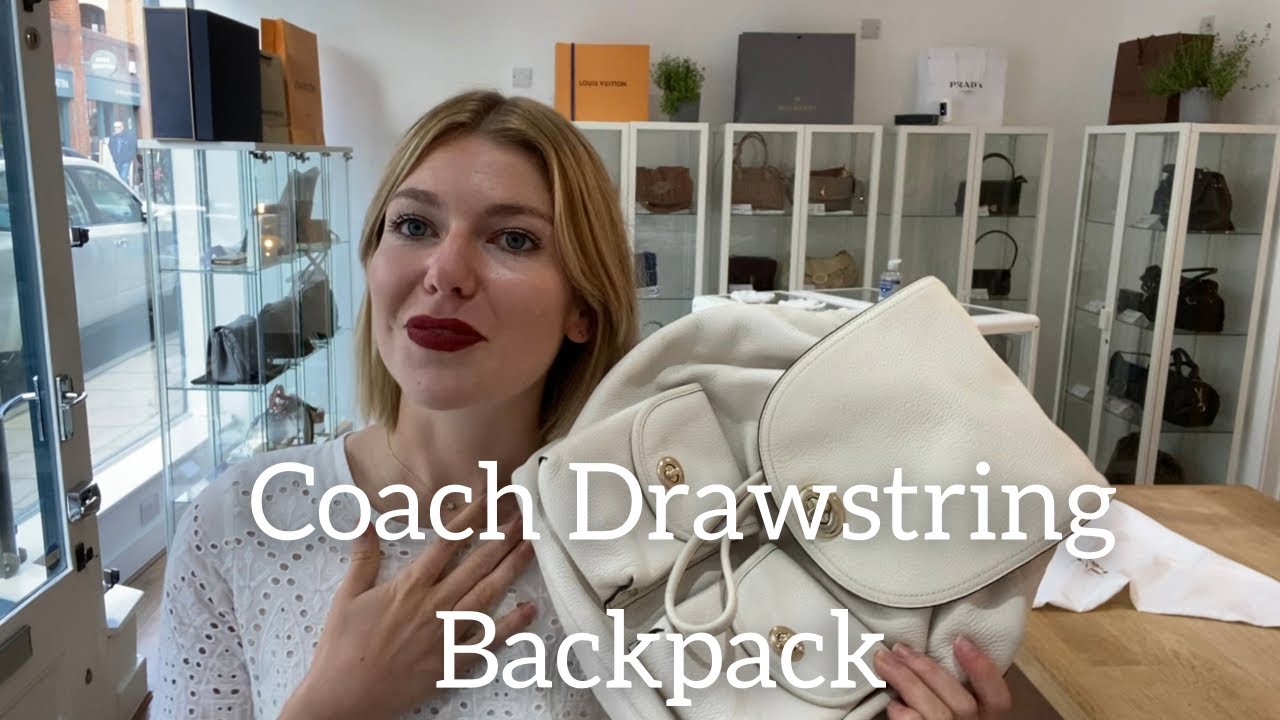 Coach Drawstring Backpack Bag Review
