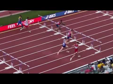 Grant Holloway Defends His 110 Metres hurdles h In Dramatic Race.