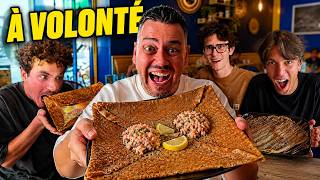 UNE CRÊPERIE À VOLONTÉ !! 🥞 On en mange combien ?