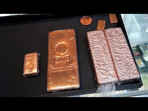 Selling Copper Bars to Coin Store