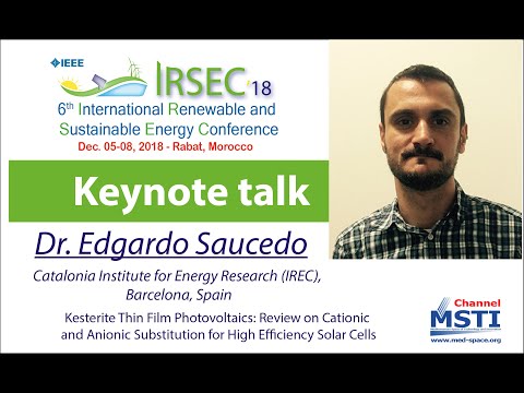 IRSEC18-Kesterite Thin Film PV:Review on Cationic and Anionic Substitution for High Eff. Solar Cells