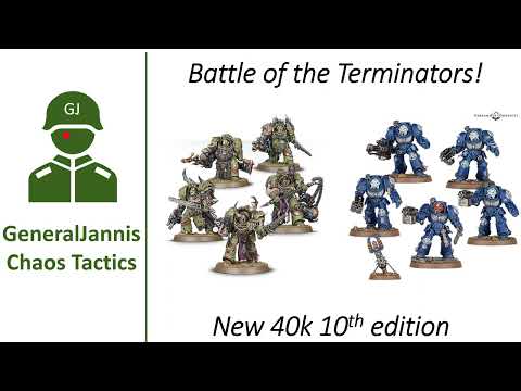 Battle of Terminators Blightlords vs Space Marines - GeneralJannis   New WH40k 10th edition