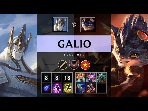 Galio Mid vs Rumble - VN Grandmaster Patch 25.19