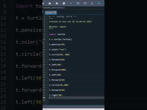 Python Turtle Art Alphabet B Tutorial For Beginners Python