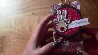 Christmas Treat Bag/Gift Card Holder Christmas Market/Fair Idea