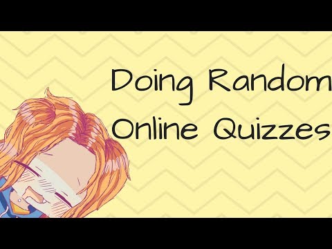 Doing Random Quizzes Quotev