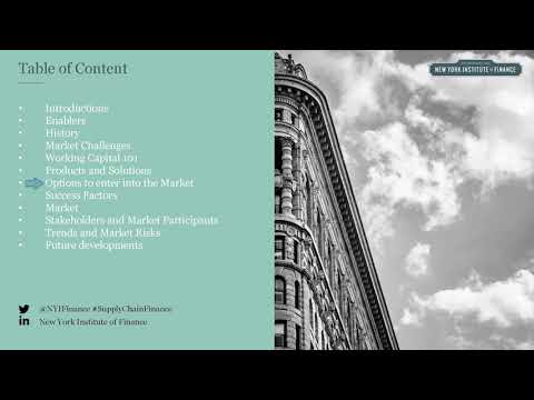 Introduction To Supply Chain Finance Course - General Overview of Supply Chain Finance