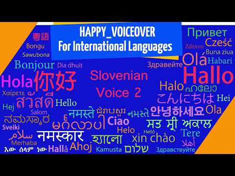 Slovenian Voice Sample