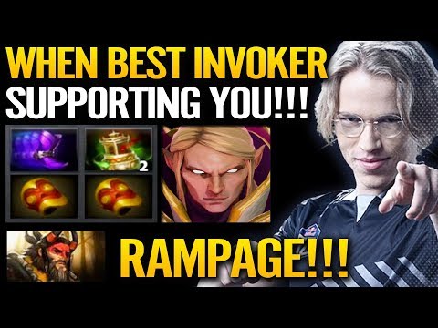TOPSON is back! Support Invoker Style EPIC Play RAMPAGE Dota 2