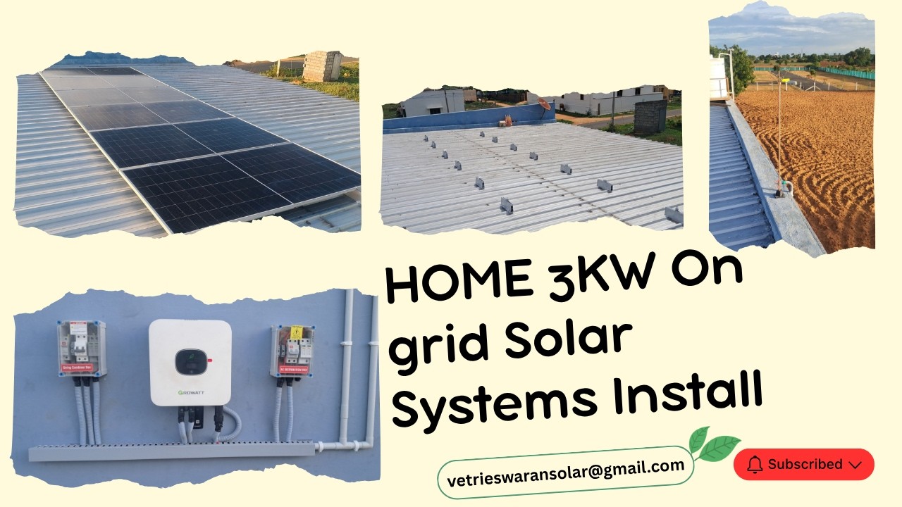 🏡⚡ Residential Solar Installation – Advanced Clean Energy #3kwsolar #ResidentialSolar #GreenEnergy