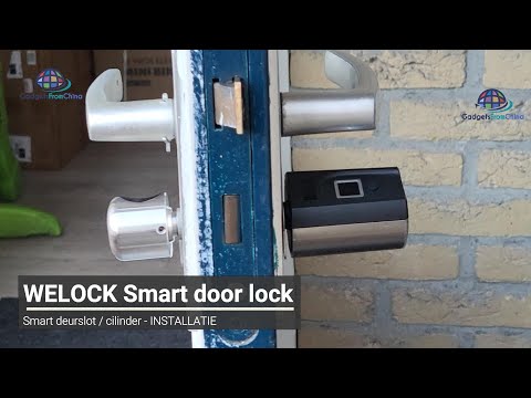GadgetsFromChina - WELOCK Smart Deurslot/Cilinder - Installatie: Dat was EASY!!