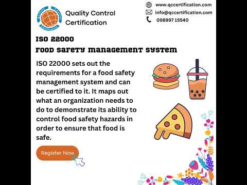 Iso 22000 2018 haccp certification service