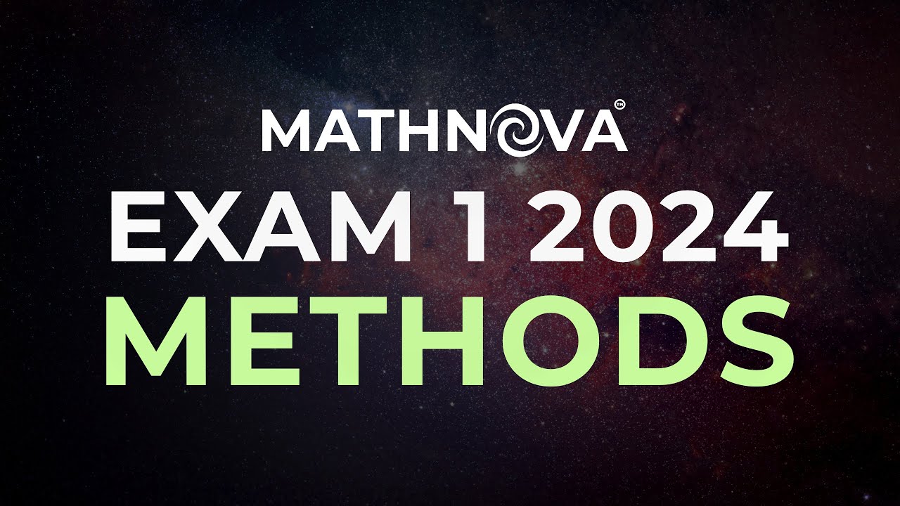 VCE 2024 Mathematical Methods Exam 1 - Full Solutions