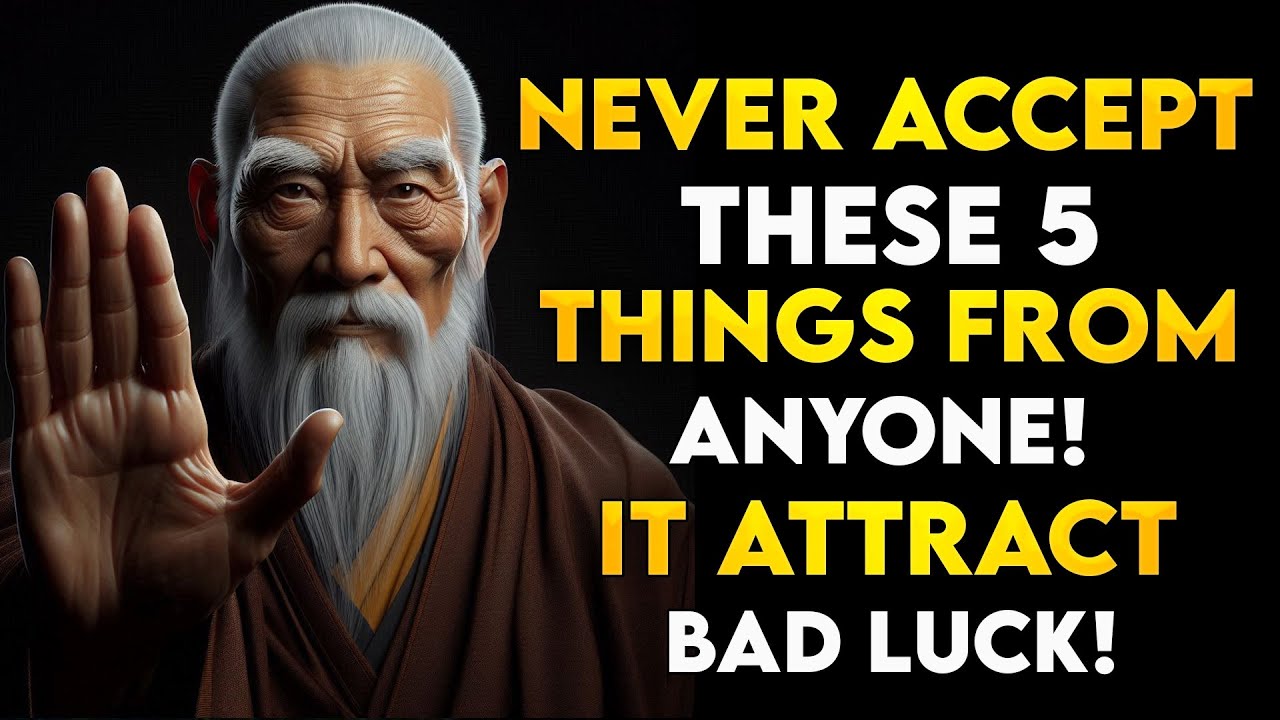 ATTENTION⚠️5 Things You Should Never Receive from Anyone || Buddhist teachings