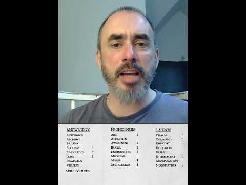 Character Creation - Skills #rpg #ttrpg #indiecreator #ttrpgcommunity #nerdlife #nerd #fantasy