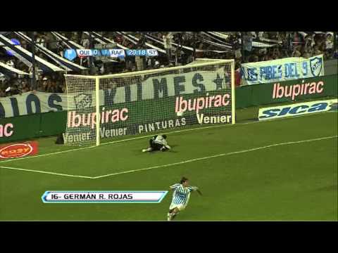 Gol Rojas. Quilmes 0 Rafaela 2. Torneo Final 2013. Fecha 4. Fútbol Para Todos