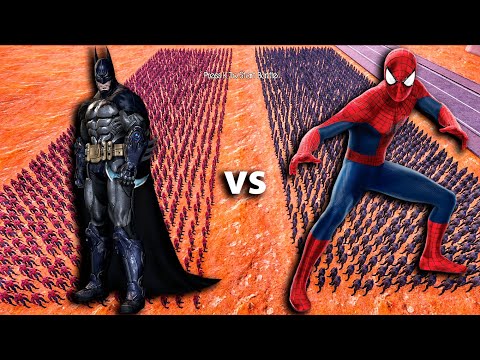 10,000 BATMAN vs 10,000 SPIDER MAN / UEBS