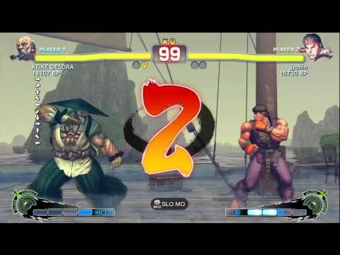 Desora [Gouken] vs jyobin [Ryu] SSF4 Japanese Online Ranked Matches - Xbox Live