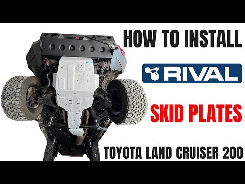 How to install Rival Skid Plates on Toyota Land Cruiser 200