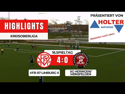VfR 07 Limburg II - SG Heringen/Mensfelden 4:0 | Kreisoberliga Limburg-Weilburg | 16.Spieltag