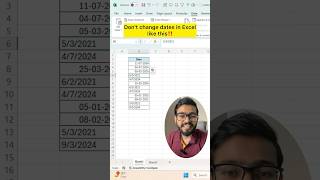Don't Change Date in Excel like this‼️Instead Use Amazing Trick #excel #exceltips #shorts
