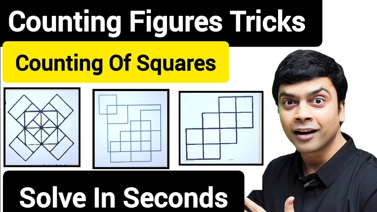 Counting Squares Tricks | Counting Figures Reasoning | Counting Figures Tricks | imran sir maths
