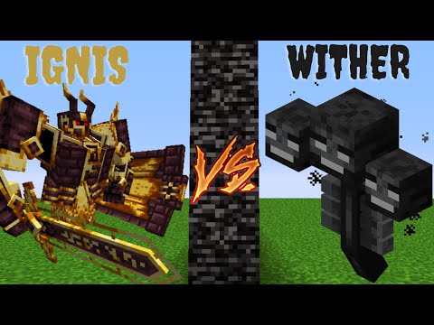 Ultimate Mob Battle: IGNIS vs WITHER!!