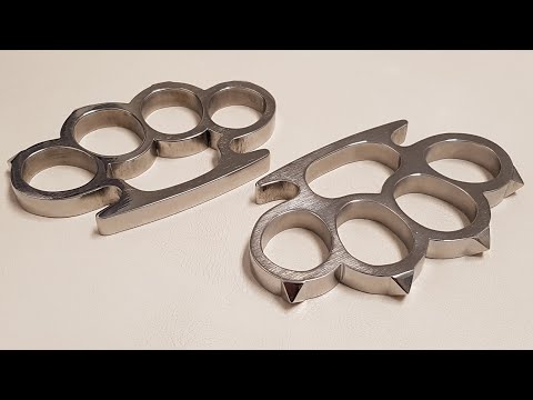Make a Knuckle Duster or Brass Knuckles (Reupload)
