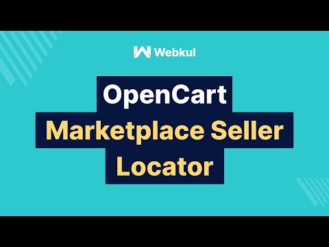 Opencart Marketplace Seller Locator