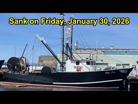 Gloucester Fishing Vessel "Lily Jean" Sinks.