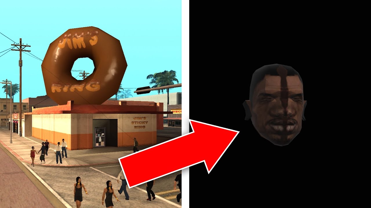 COISAS REMOVIDAS do GTA San Andreas - (GTA SAN BETA)